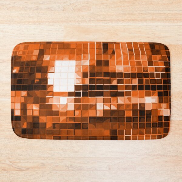 Item preview, Orange Disco Ball Pattern designed and sold by Deborah Camp.