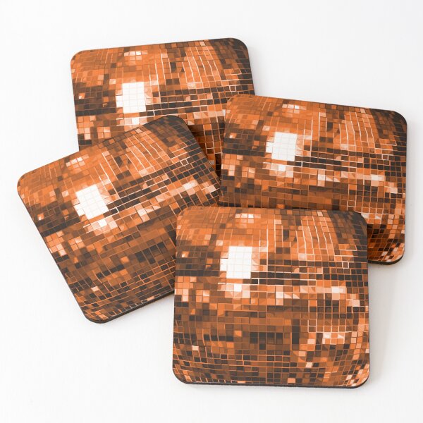 Item preview, Orange Disco Ball Pattern designed and sold by Deborah Camp.