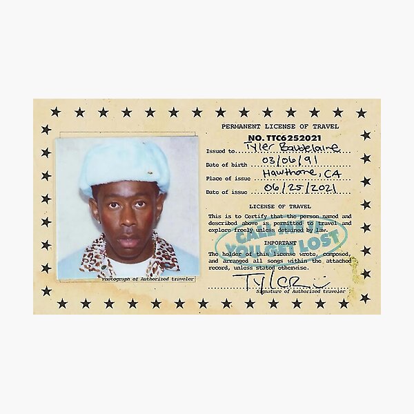 Tyler - Permanent License Of Travel Photographic Print