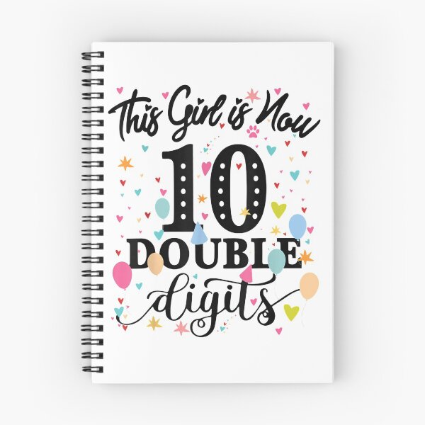 Item preview, 10th Birthday Gifts This Girl Is Now 10 Double Digits T-Shirt designed and sold by CyntoyaTatum.