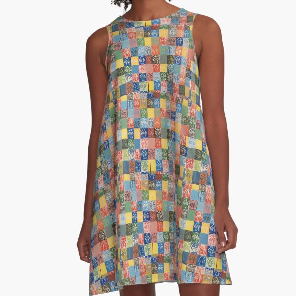 mushrooms A-Line Dress