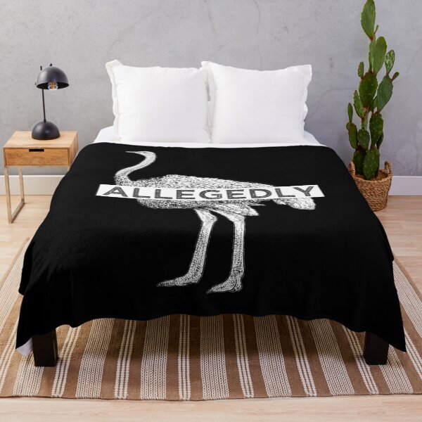 Item preview, Allegedly Ostrich Letterkenny art black and white designed and sold by FittsWilliam.
