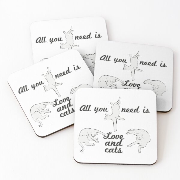 Item preview, All you need is love and cats designed and sold by LicencaPoetica.