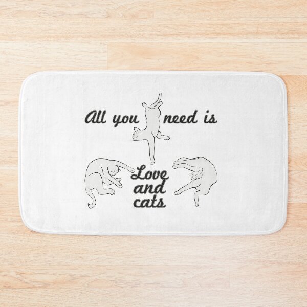 Item preview, All you need is love and cats designed and sold by LicencaPoetica.