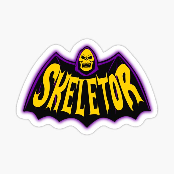 Skeletor Purple//yellow STICKER VINYL DECAL HE-MAN MASTERS UNIVERSE MATTEL SKULL