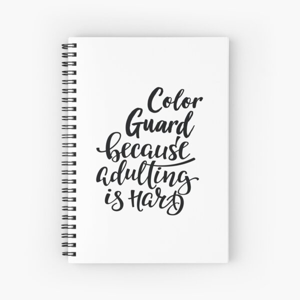 Item preview, Color Guard Because Adulting Is Hard designed and sold by FiveNiches.