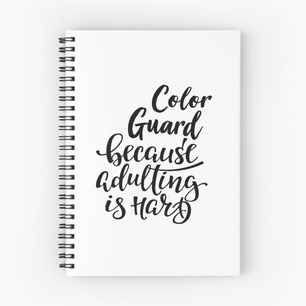 Item preview, Color Guard Because Adulting Is Hard designed and sold by FiveNiches.