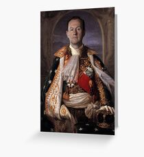 The Current King of England- Mycroft Holmes Greeting Card