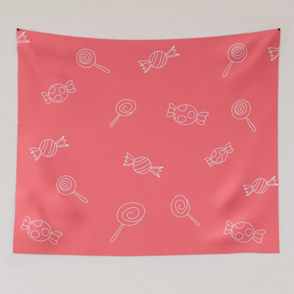 Item preview, Candy White Art Print designed and sold by lineartdesigns.