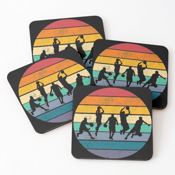 Item preview, vintage Basketball players Low Poly Basketball Gift designed and sold by freeArt10.