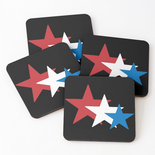 Item preview, American Stars Three Stars USA Flag Pattern T-shirt designed and sold by CyntoyaTatum.