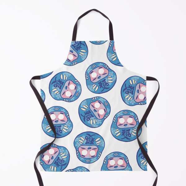 Item preview, Blue Sakura Daruma Doll Pattern designed and sold by Druid Soup.
