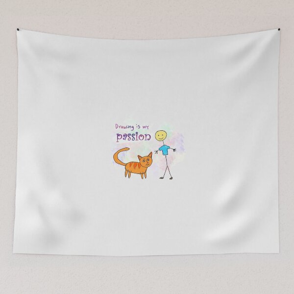 Item preview, drawing is my passion  | Perfect Gift designed and sold by julierosie.