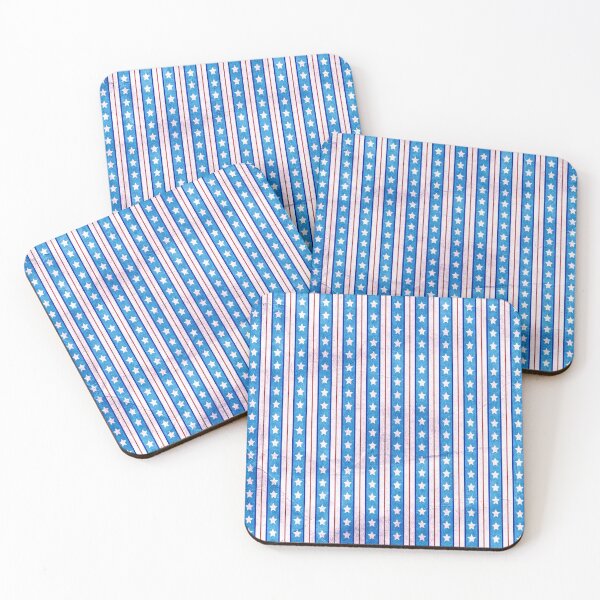 Item preview, Vintage Stars 'n Stripes Pattern designed and sold by The Masked Designer.