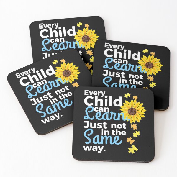 Item preview, Autism Special Education Teacher Sunflower Learn Not In The Same Way T-Shirt designed and sold by CyntoyaTatum.