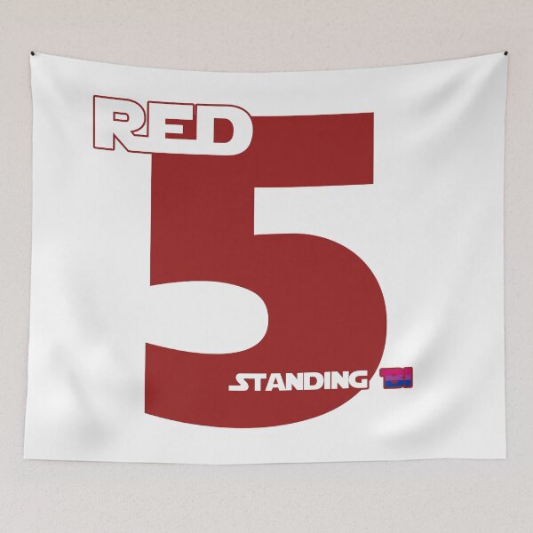 Item preview, Red Five Standing Bi - Pride designed and sold by TexanFreakshow.