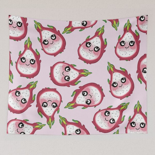 Item preview, Cute Dragon Fruit Pattern designed and sold by Druid Soup.