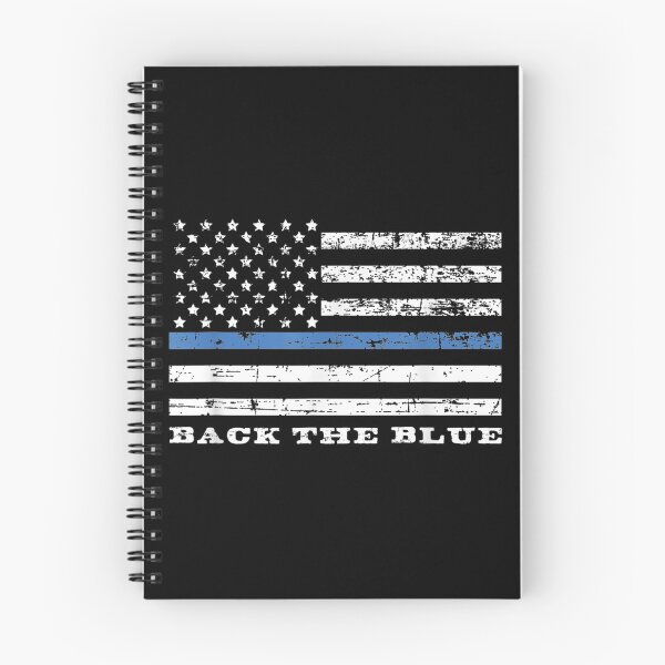Item preview, Back the Blue Thin Blue Line American Flag Police Support T-Shirt designed and sold by CyntoyaTatum.
