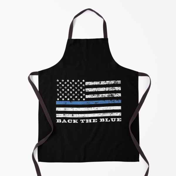 Item preview, Back the Blue Thin Blue Line American Flag Police Support T-Shirt designed and sold by CyntoyaTatum.