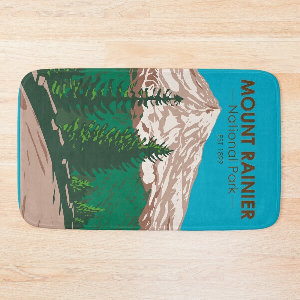Item preview, Mount Rainier National Park Washington Vintage designed and sold by KrisSidDesigns.