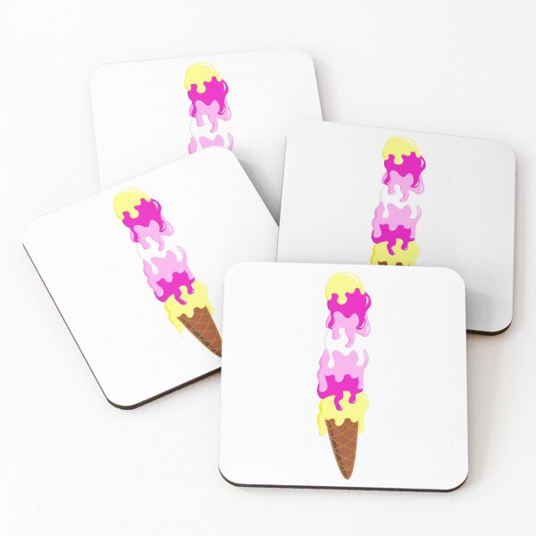Item preview, Shiny Pangender Ice Cream Cone Pride Flag designed and sold by HarveyHandcraftsandDesigns.