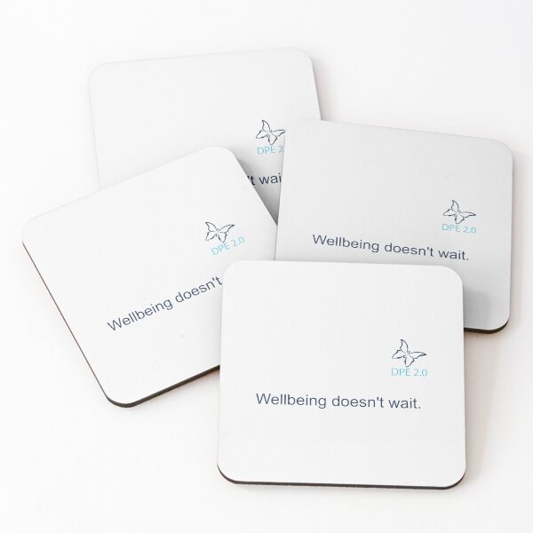 Item preview, DPE 2.0 - Wellbeing doesn't wait. | Perfect Gift designed and sold by julierosie.