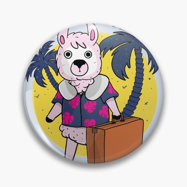 Item preview, Vacation Llama designed and sold by Spacepaprika.