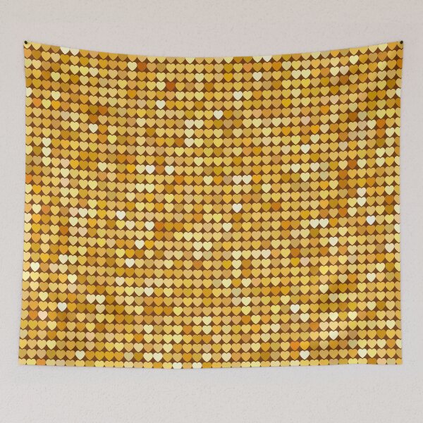 Item preview, Tiny Gold Hearts designed and sold by FunWithChemo.