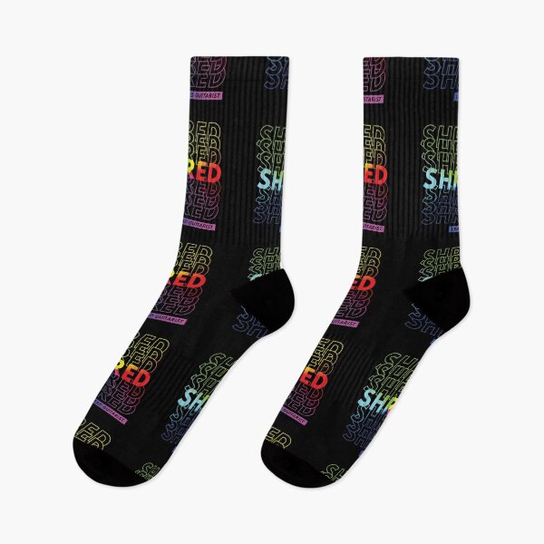 Item preview, Shred Lead Guitarist Repeated Text Colorful Gradient designed and sold by nightsworthy.