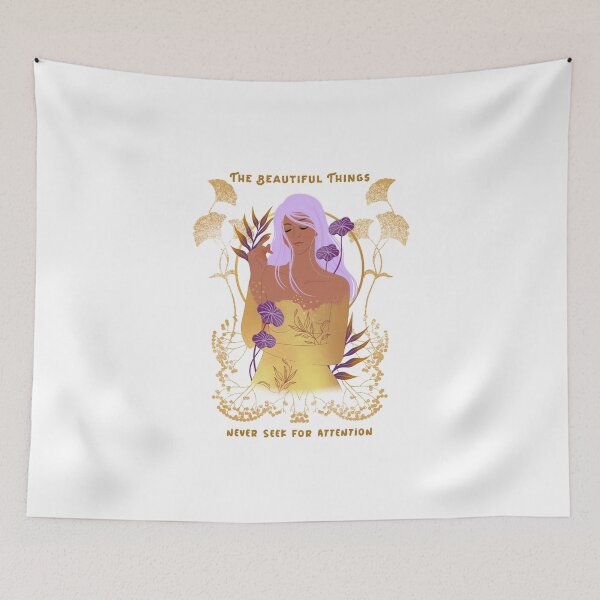 Item preview, The Beautiful Things Never Seek For Attention designed and sold by Avienz1.