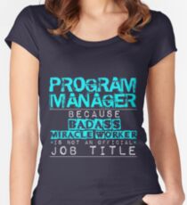 Program Manager Women's Fitted Scoop T-Shirt