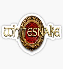 white snake logo Sticker