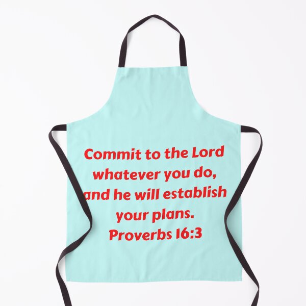 Aperçu de l'œuvre Bible Verse Proverbs 16:3 créée et vendue par Prayingwarrior.
