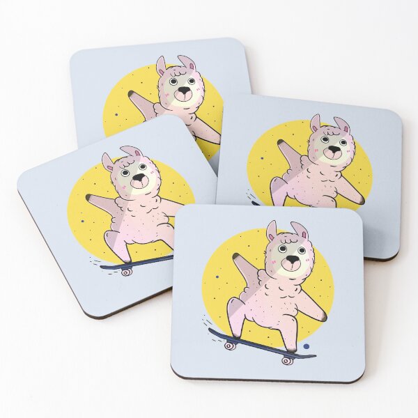 Item preview, Skate Llama designed and sold by Spacepaprika.