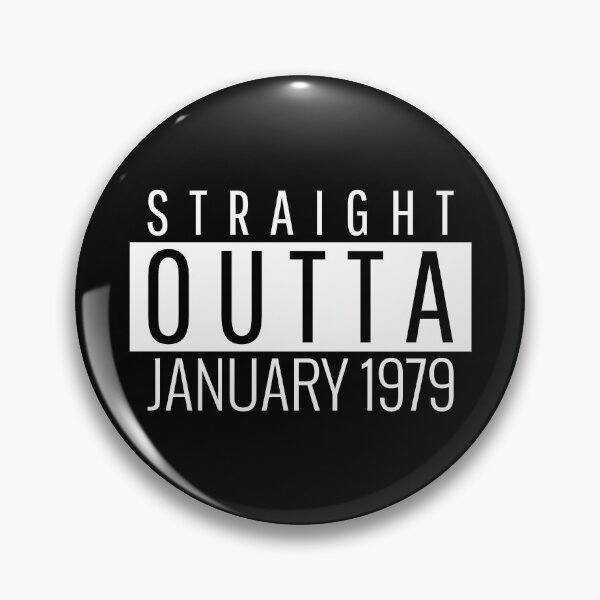 Item preview, Straight Outta January 1979  designed and sold by Teelogic.