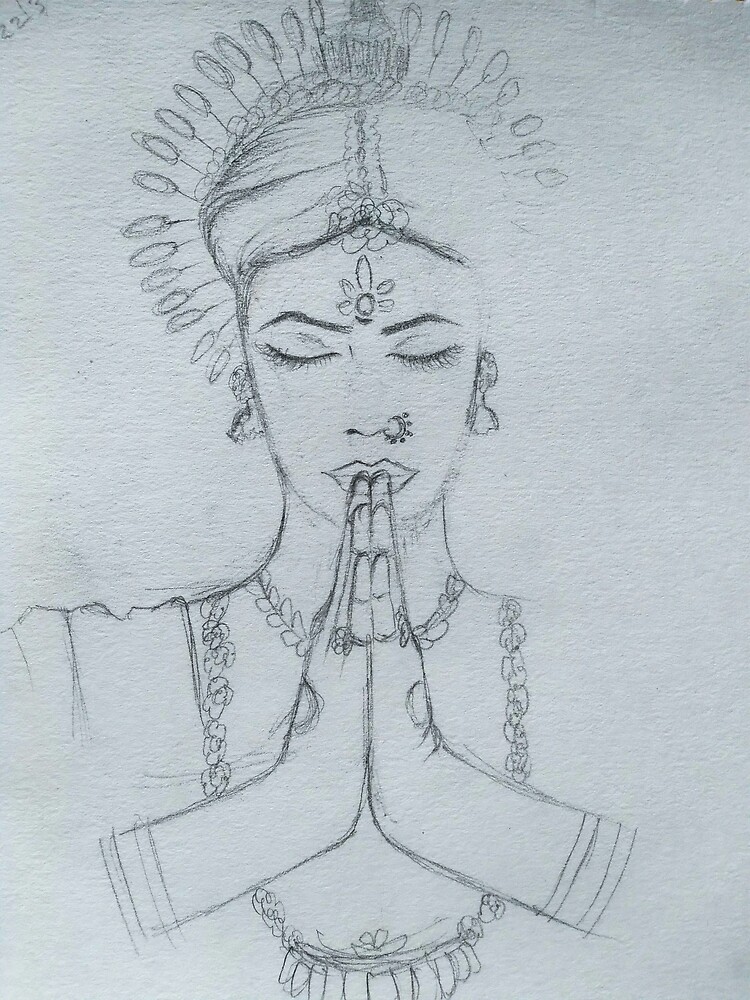 Commissioned piece of Indian classical Odissa dancer. 2023. : r/artwork