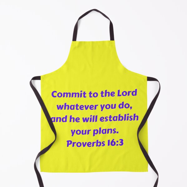 Item preview, Bible Verse Proverbs 16:3 designed and sold by Prayingwarrior.