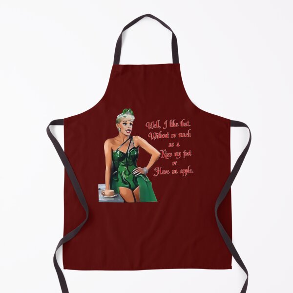 Item preview, White Christmas - Kiss My Foot or Have an Apple - Red designed and sold by Smile More Art Store ⭐️⭐️⭐️⭐️⭐️.