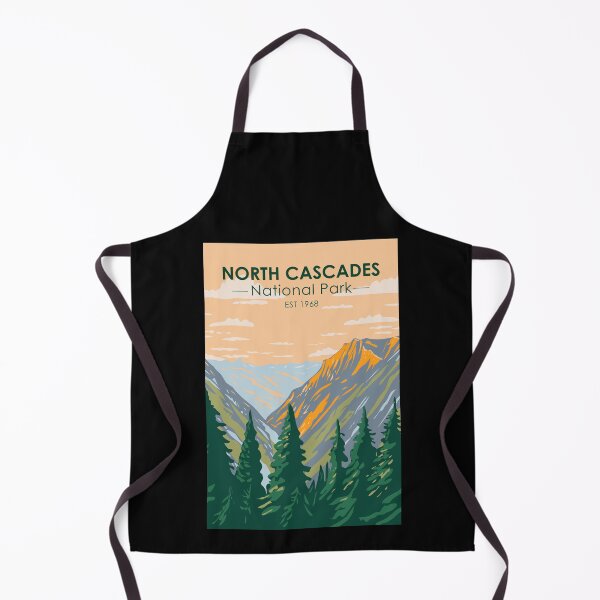 Item preview, North Cascades National Park Washington Vintage designed and sold by KrisSidDesigns.