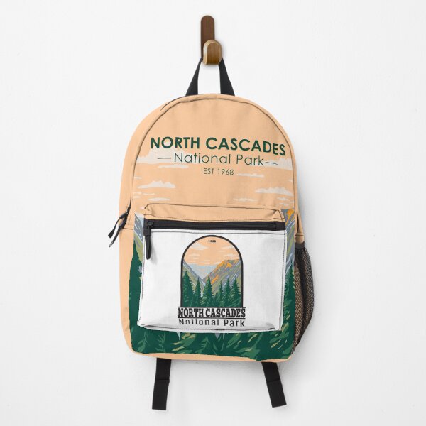 Item preview, North Cascades National Park Washington Vintage designed and sold by KrisSidDesigns.