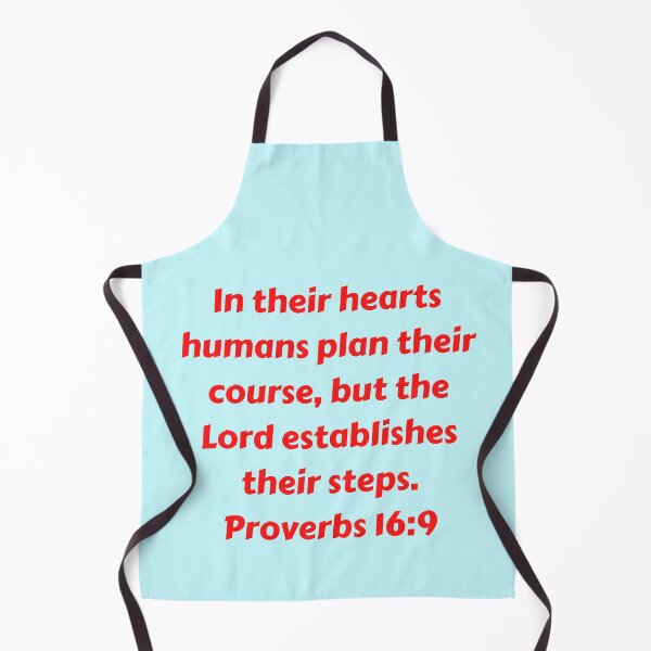 Artikelvorschau, Bible Verse Proverbs 16:9 entworfen und verkauft von Prayingwarrior.