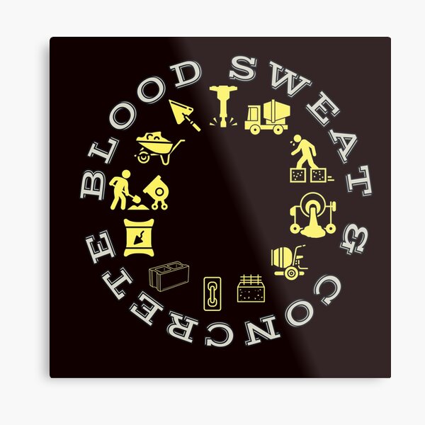 Item preview, Blood Sweat & Concrete  designed and sold by KHustle.