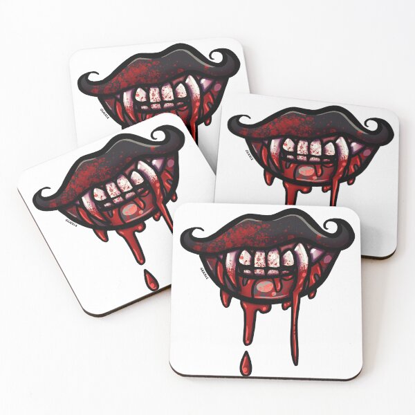 Item preview, Vampiric Grin (Black Version) designed and sold by JanGrackle.