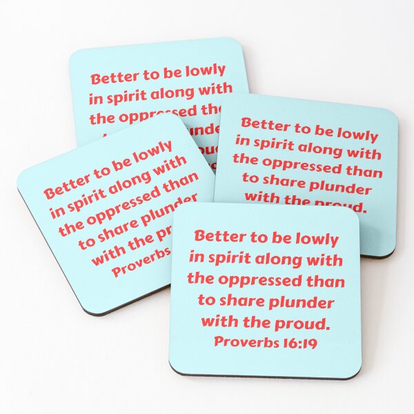 Item preview, Bible Verse Proverbs 16:19 designed and sold by Prayingwarrior.