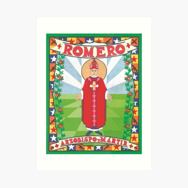 Archbishop Romero Icon Art Print