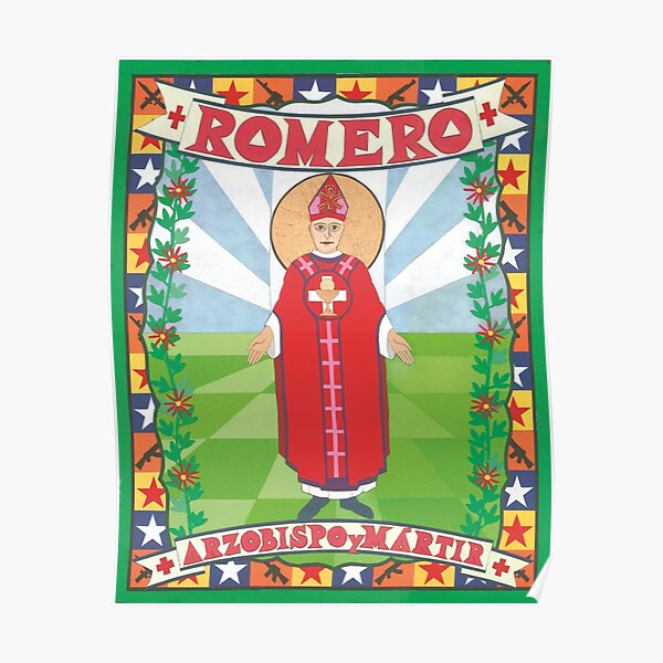 Archbishop Romero Icon Poster