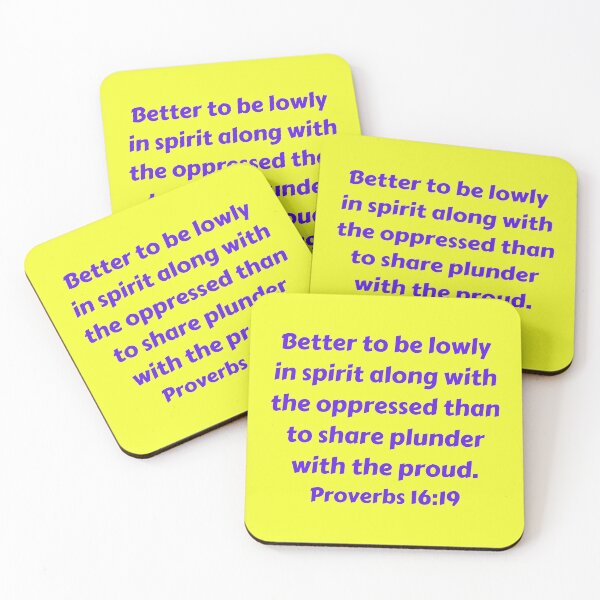 Item preview, Bible Verse Proverbs 16:19 designed and sold by Prayingwarrior.