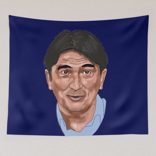 Item preview, Zlatko Dalic Portrait - Croatia National Team Manager designed and sold by socozora.