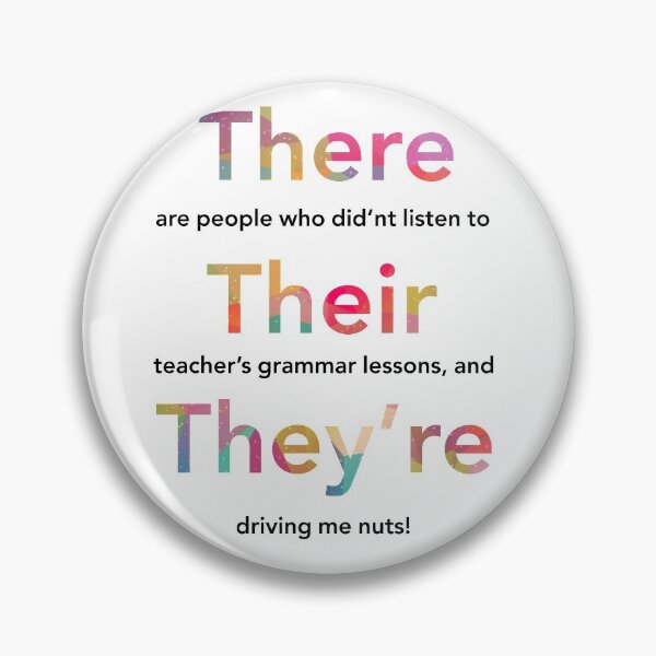 Item preview, Grammar Police There Their They're Gift designed and sold by freeArt10.