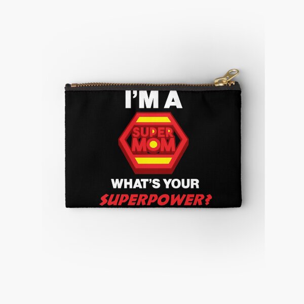 Item preview, I'm a super mom. What's your super power? MINIMALIST DESIGN. Trendy and Cool designed and sold by Unicorn Karen.